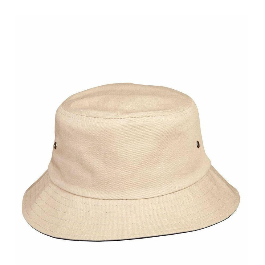 CH32A Bucket Hat Hats Winning Spirit Sand.DarkNavy S/M