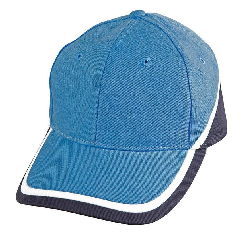 CH38 Tri Contrast Colours Cap Hats Winning Spirit
