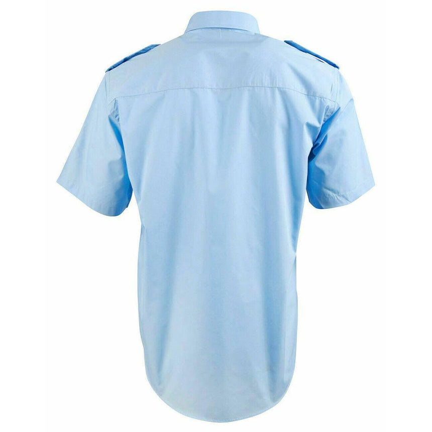 BS06S Unisex Epaulette Short Sleeve Shirt Shirts Winning Spirit
