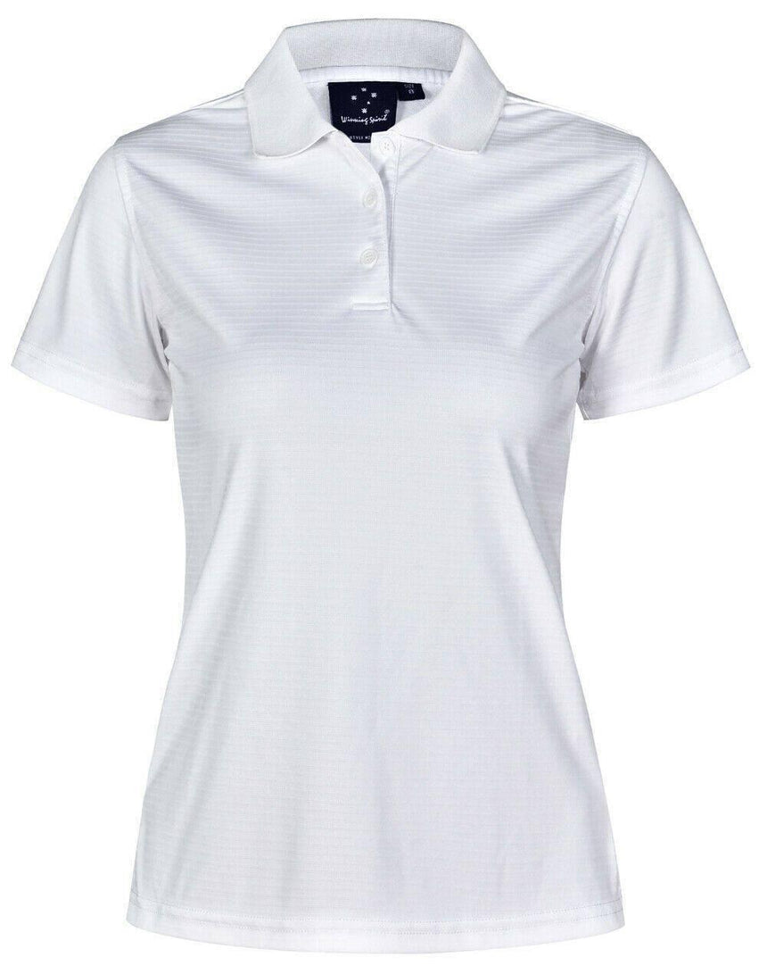 PS76 Icon Polo Ladies Polos Winning Spirit White 8