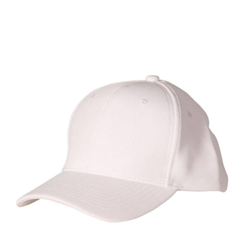 CH10 Ottoman Cap Hats Winning Spirit White