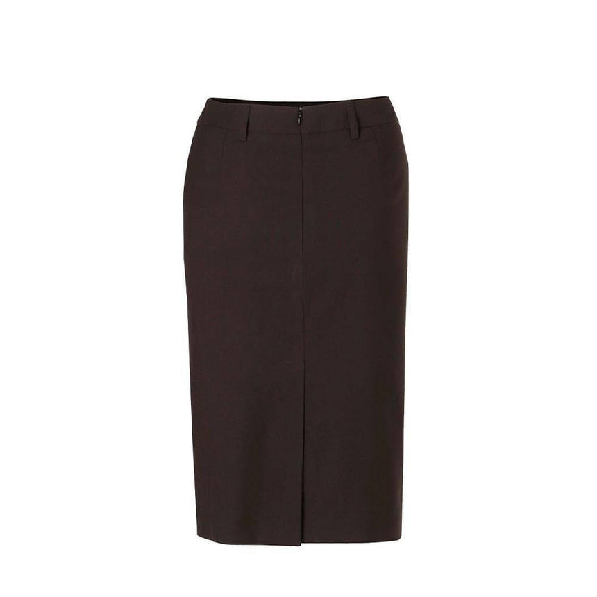 M9471 Women's Poly/Viscose Stretch Mid Length Lined Pencil Skirt Skirts Winning Spirit
