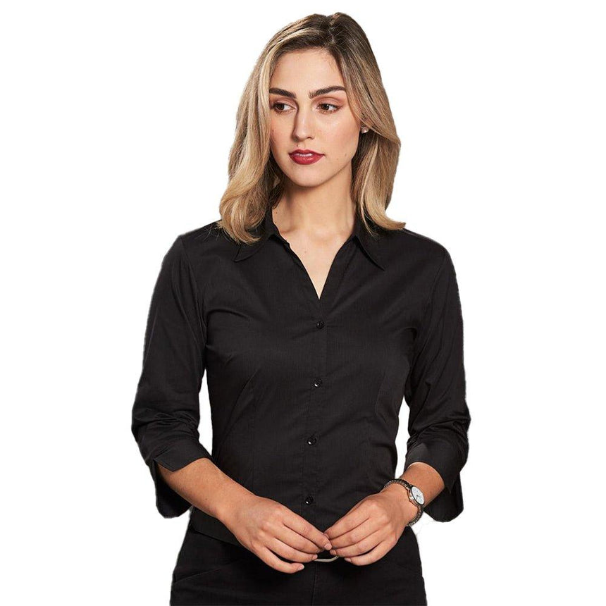 BS07Q Women's Teflon Executive 3/4 Sleeve Shirt Shirts Winning Spirit