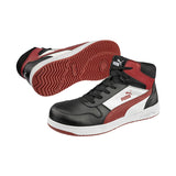 Frontcourt Safety Mid Sneakers Red/Black 630057 Work Shoes Puma