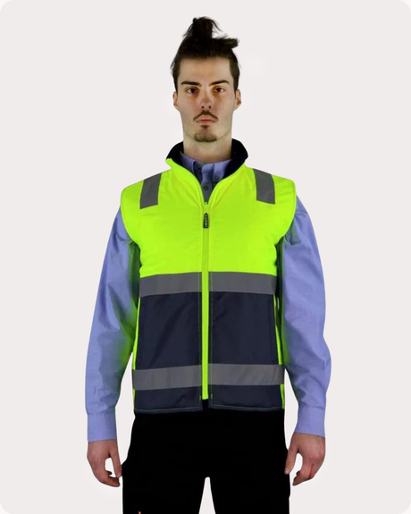 Hi Vis Taped Winter Vest 2RVYT Vests Canura