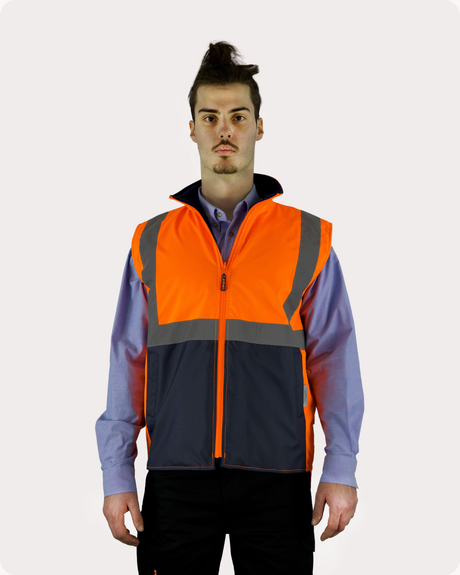 Hi Vis Taped Winter Vest 2RVOX Vests Canura