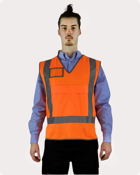 Hi Vis Taped Safety Vest 12VOX Vests Canura