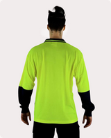 Hi Vis LS Polo Shirt 19YL Polos Canura