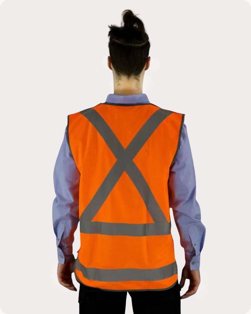 Hi Vis Taped Safety Vest 12VOX Vests Canura