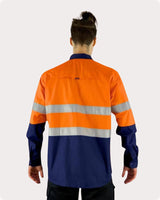 Hi Vis LS Taped Shirt With Pocket 7LDOT Shirts Canura