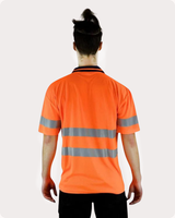 Hi Vis SS Taped Polo With Pocket 19OST Polos Canura