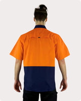 Hi Vis SS Lightweight Drill Shirt 7LDOS Shirts Canura