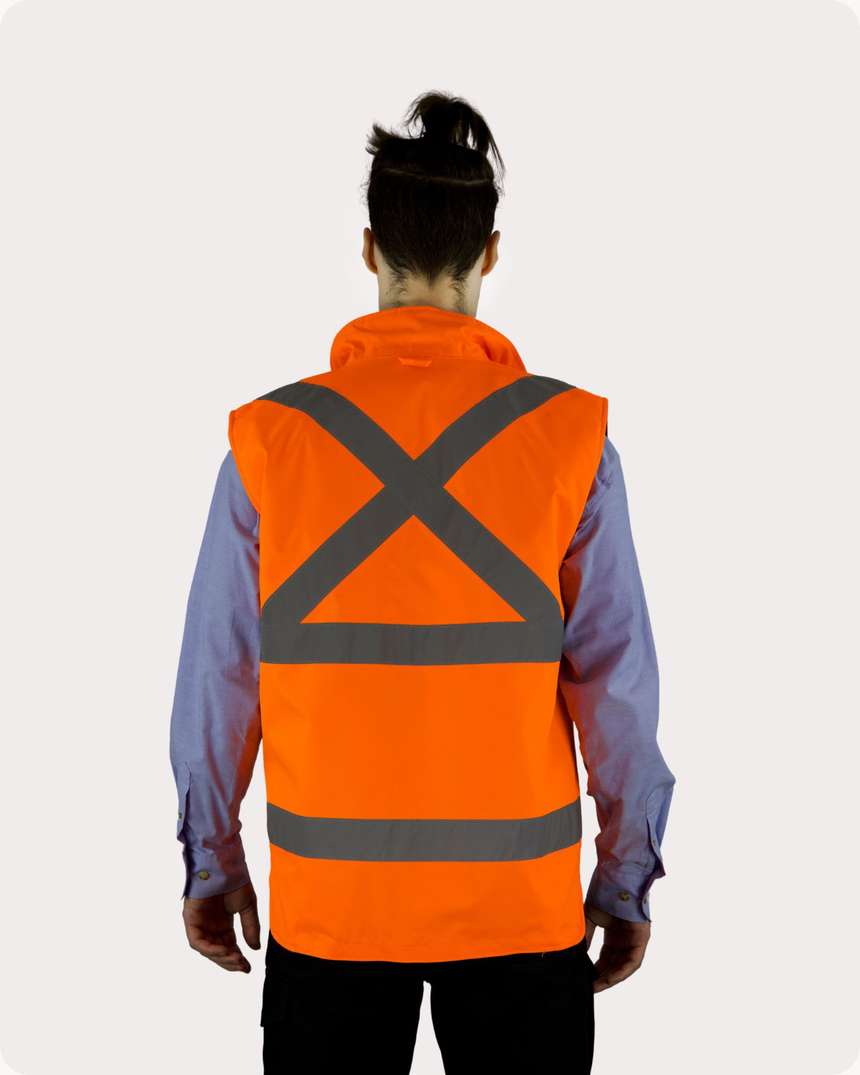 Hi Vis Taped Winter Vest 2RVOX Vests Canura