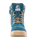 Blue Southern Cross® Zip Work Boots 312361 Zip Up Boots Steel Blue