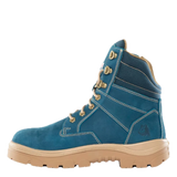Blue Southern Cross® Zip Work Boots 312361 Zip Up Boots Steel Blue