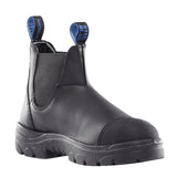 Hobart Scuff Cap Elastic Sided Work Boot 312601 Elastic Sided Boots Steel Blue   