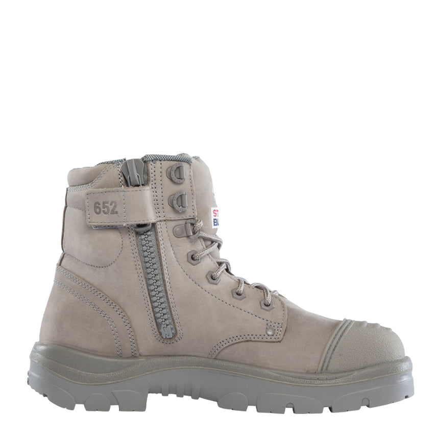 Granite Argyle® Zip: Scuff Cap 312652 Zip Up Boots Steel Blue
