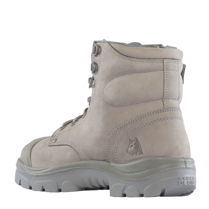 Granite Argyle® Zip: Scuff Cap 312652 Zip Up Boots Steel Blue
