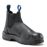 Hobart Bump Cap Elastic Sided Work Boot 332101 Elastic Sided Boots Steel Blue   