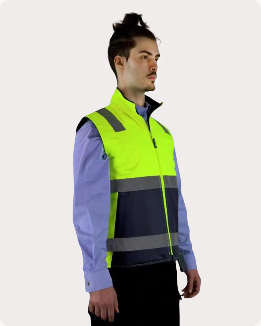 Hi Vis Taped Winter Vest 2RVYT Vests Canura