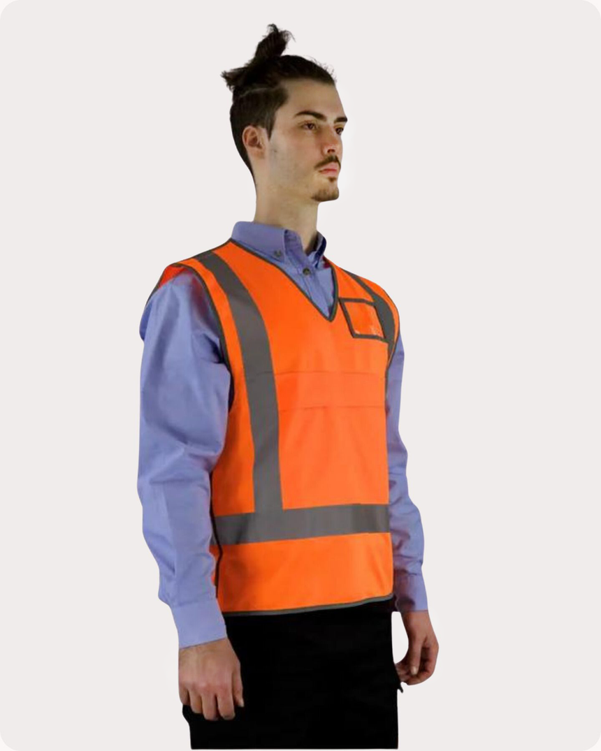 Hi Vis Taped Safety Vest 12VOX Vests Canura