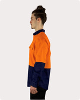 Hi Vis LS Drill Shirt 7LDO Shirts Canura