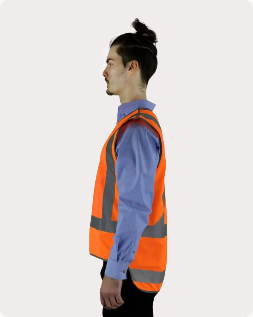 Hi Vis Taped Safety Vest 12VOX Vests Canura