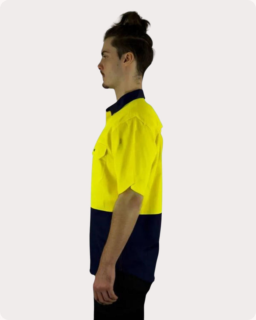 Hi Vis SS Drill Shirt 7LDYS Shirts Canura