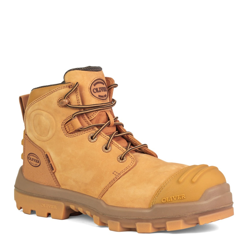 Oliver AT 54-530Z 130mm Wheat Zip Sided Boot Zip Sided Boot Oliver Mens AU 7