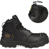 Oliver AT 54-540Z 130mm Black Zip Sided Boot Zip Sided Boot Oliver