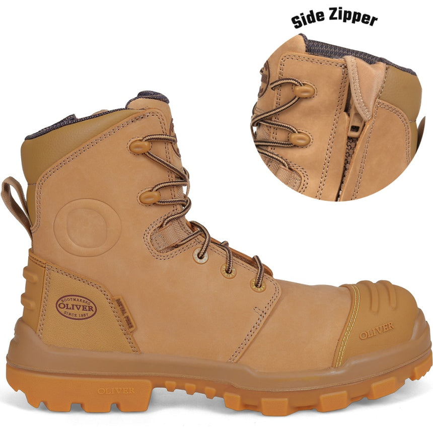 Oliver AT 54-552Z 150mm Stone Zip Sided Boot Zip Sided Boot Oliver