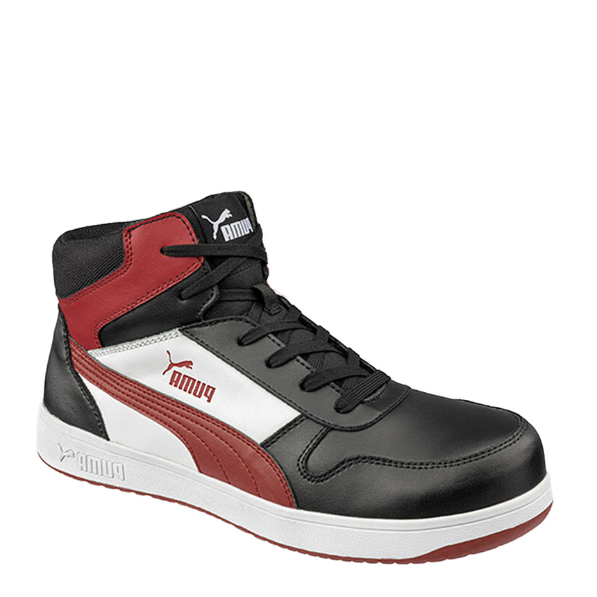 Frontcourt Safety Mid Sneakers Red/Black 630057 Work Shoes Puma