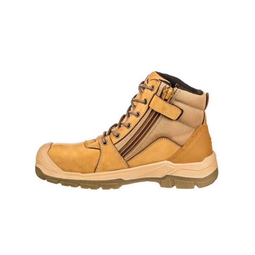 Tornado Safety Boots Wheat 630787 Zip Up Work Boots Puma   