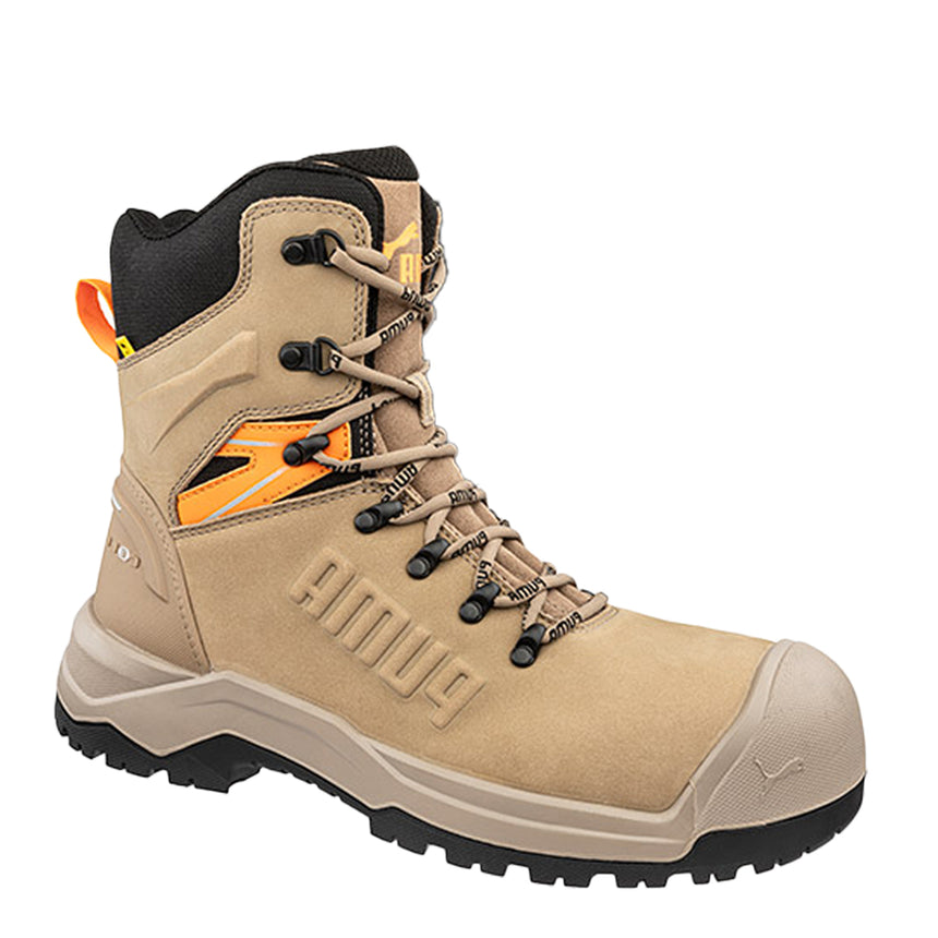 Iron Heavy Duty High Cut Safety Boots 632787 Zip Up Boots Puma   