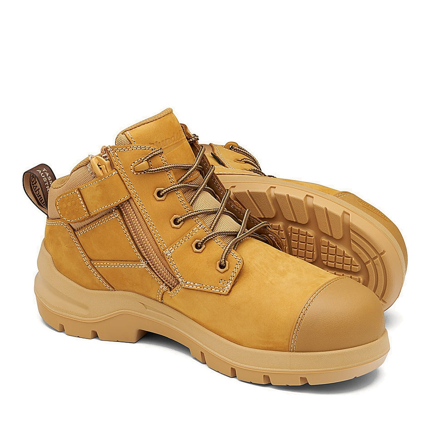 Blundstone DuraFit #7540 Safety Boot - Low Cut Zip Side Zip Up Boots Blundstone