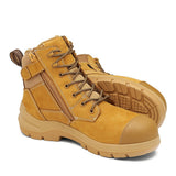 Blundstone DuraFit #7560 Safety Boot - Zip Side Lace Up Zip Up Boots Blundstone