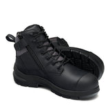 Blundstone DuraFit #7561 Safety Boot - Zip Side Lace Up Zip Up Boots Blundstone
