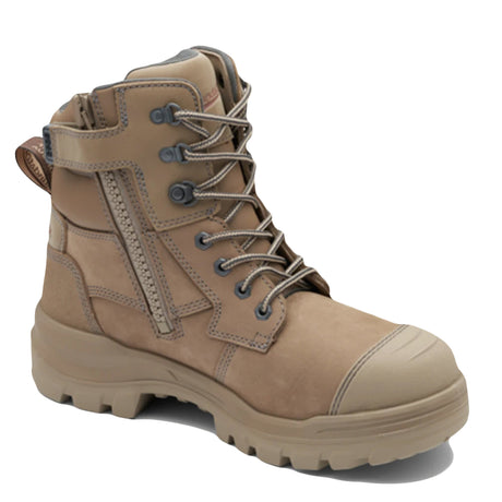 8063 Unisex Rotoflex Zip Safety Boots Elastic Sided Boots Blundstone