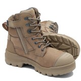 8063 Unisex Rotoflex Zip Safety Boots Elastic Sided Boots Blundstone