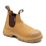 9000 Unisex Rotoflex Safety Boots - Wheat Elastic Sided Boots Blundstone   