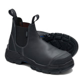 9001 Unisex Rotoflex Safety Boots - Black Elastic Sided Boots Blundstone   