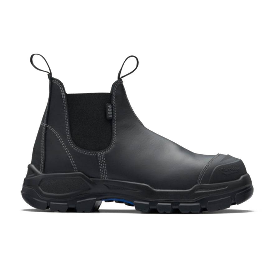9001 Unisex Rotoflex Safety Boots - Black Elastic Sided Boots Blundstone   