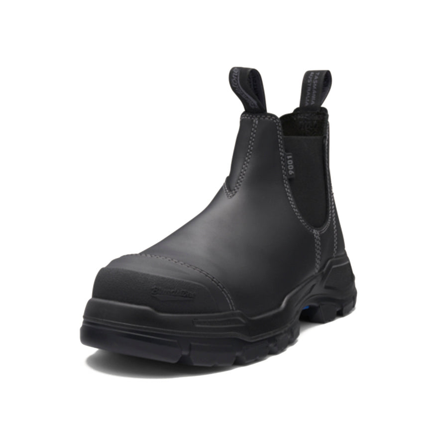 9001 Unisex Rotoflex Safety Boots - Black Elastic Sided Boots Blundstone   