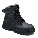 9011 Unisex Rotoflex Safety Boots - Black Zip Up Boots Blundstone   