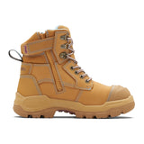 9960 Women's Rotoflex Safety Boots - Wheat Zip Up Boots Blundstone   