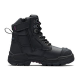 9961 Women's Rotoflex Safety Boots - Black Zip Up Boots Blundstone