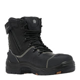 KingGee Bennu Caustic Water Proof 6" Steel Toe Safety Boot Lace Zip Boot KingGee Mens AU 6