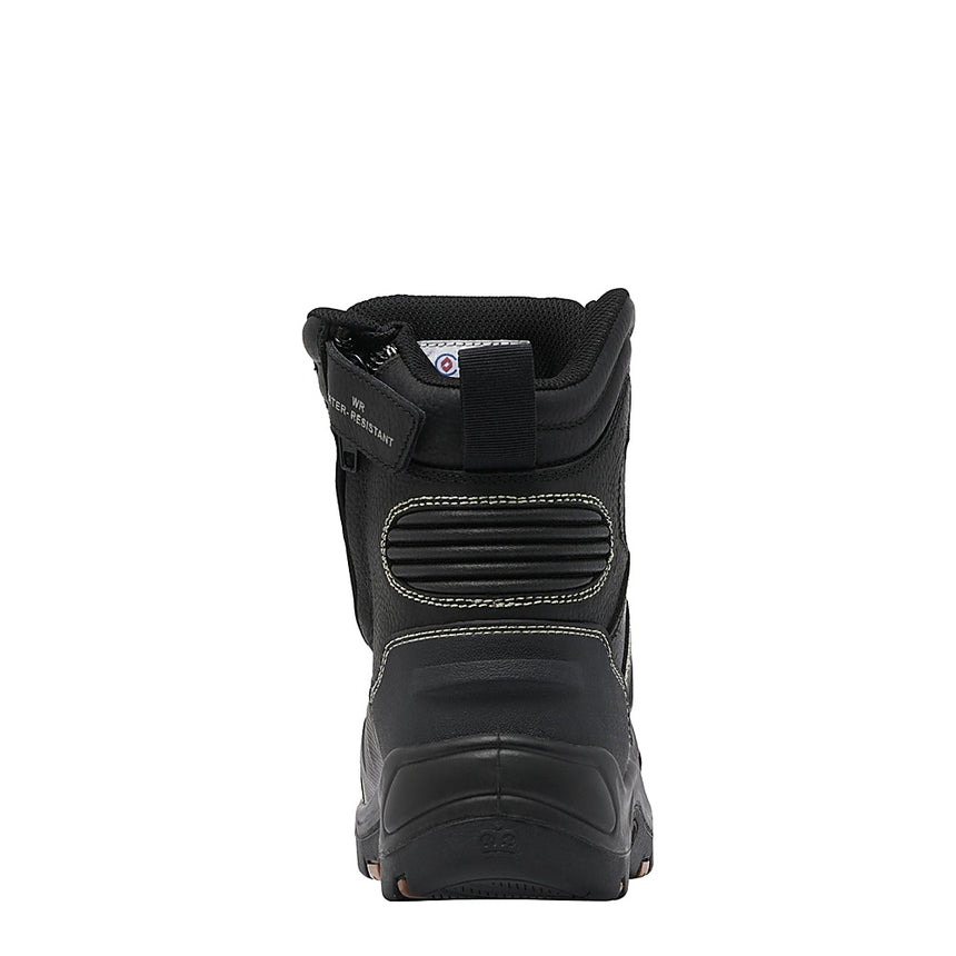 KingGee Bennu Caustic Water Proof 6" Steel Toe Safety Boot Lace Zip Boot KingGee