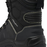 KingGee Bennu Caustic Water Proof 6" Steel Toe Safety Boot Lace Zip Boot KingGee