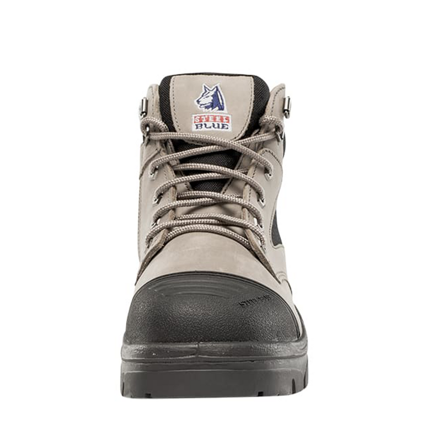 Parkes Zip: Scuff Cap Work Boots 312658 Zip Up Boots Steel Blue